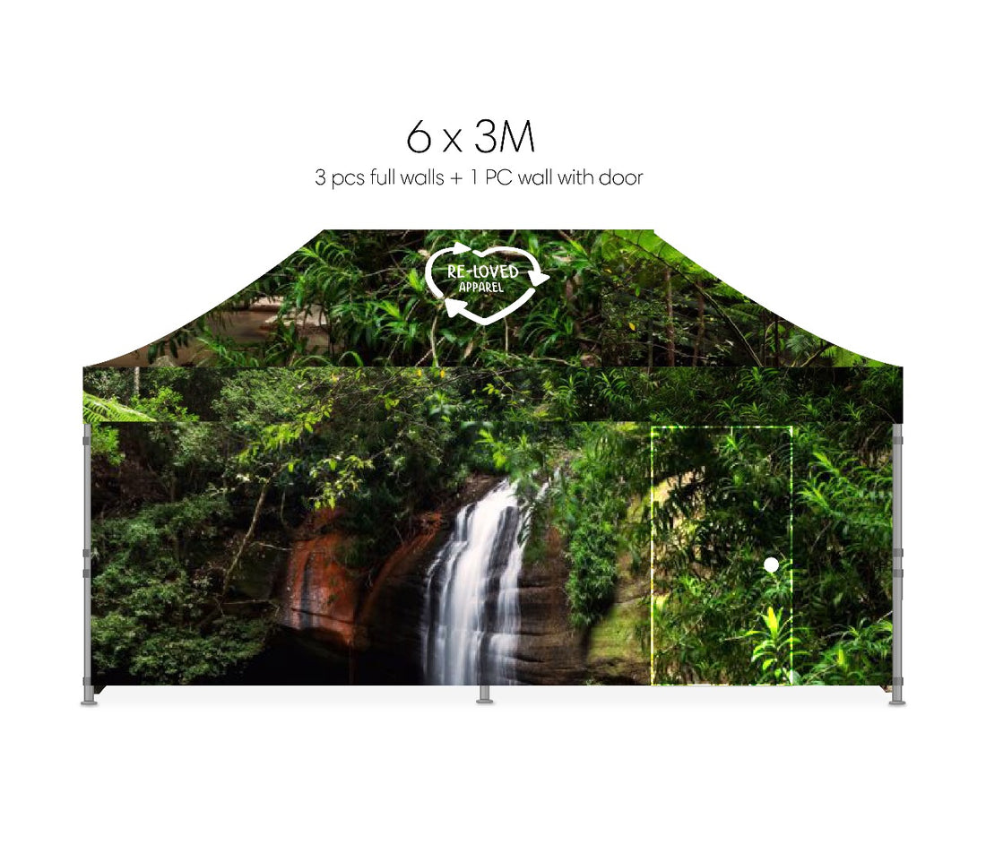 Sustainable rPET Pop-up Tent (3M X 6M) / PUT6M