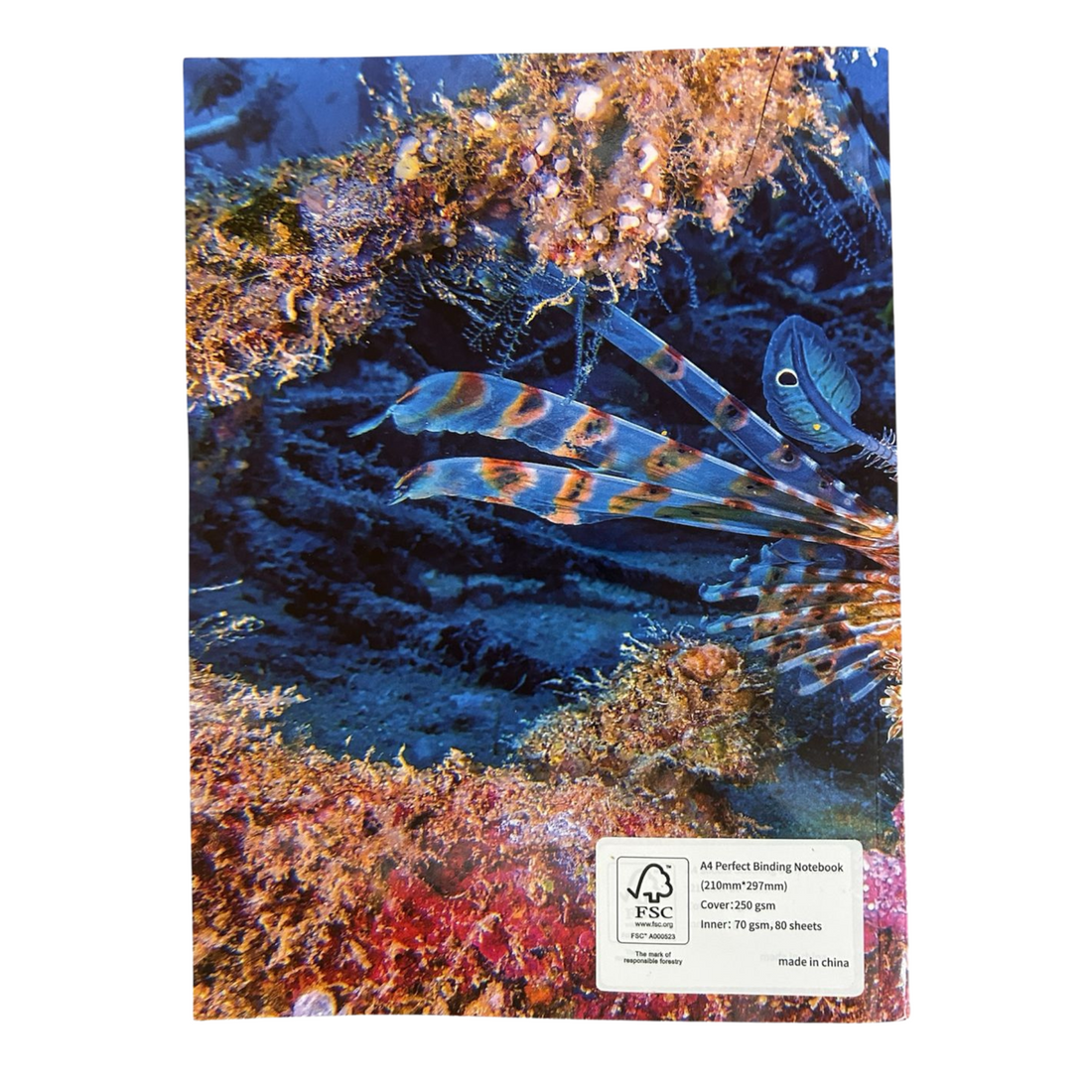 Sustainable A4 Saddle Stitch Soft Cover Notebook / A4SSSCNB