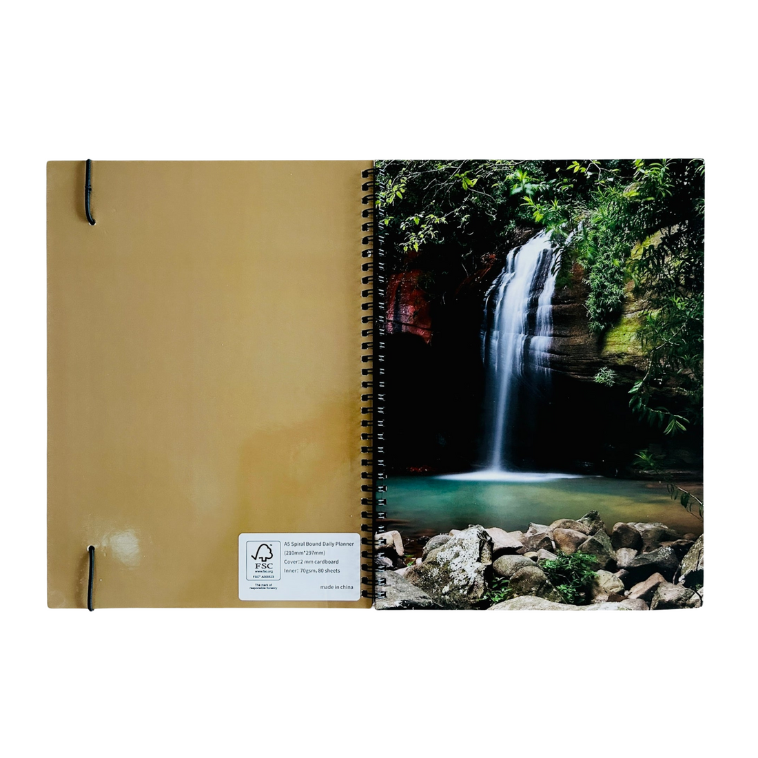 Sustainable A4 Spiral Bound Soft Cover Notebook / A4SBSCNB