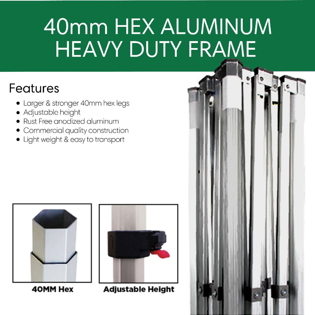 Sustainable rPET Pop-up Tent (3M x 3M) / PUT3M