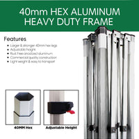 Sustainable rPET Pop-up Tent (3M x 3M) / PUT3M