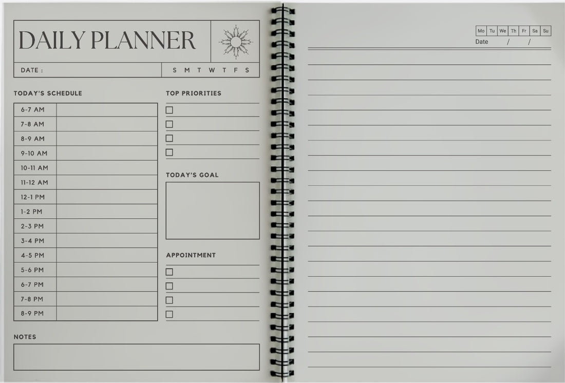 Sustainable A5 Spiral Bound Hard Cover Notebook / A5SBHCNB