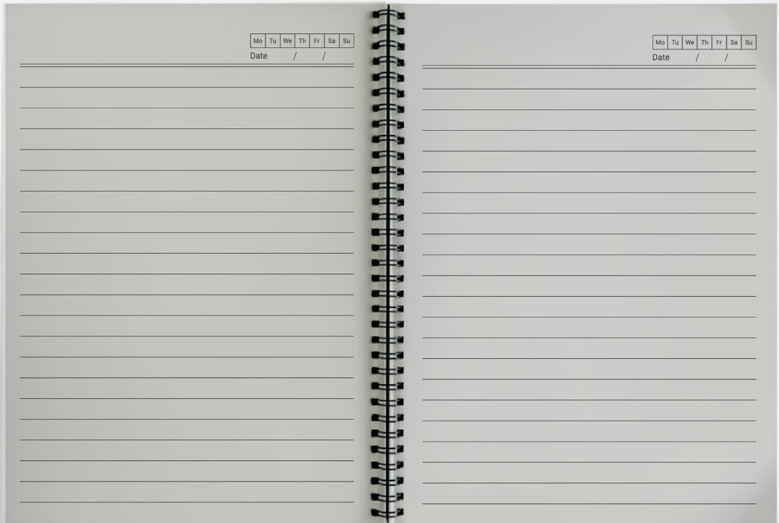 Sustainable A5 Spiral Bound Hard Cover Notebook / A5SBHCNB