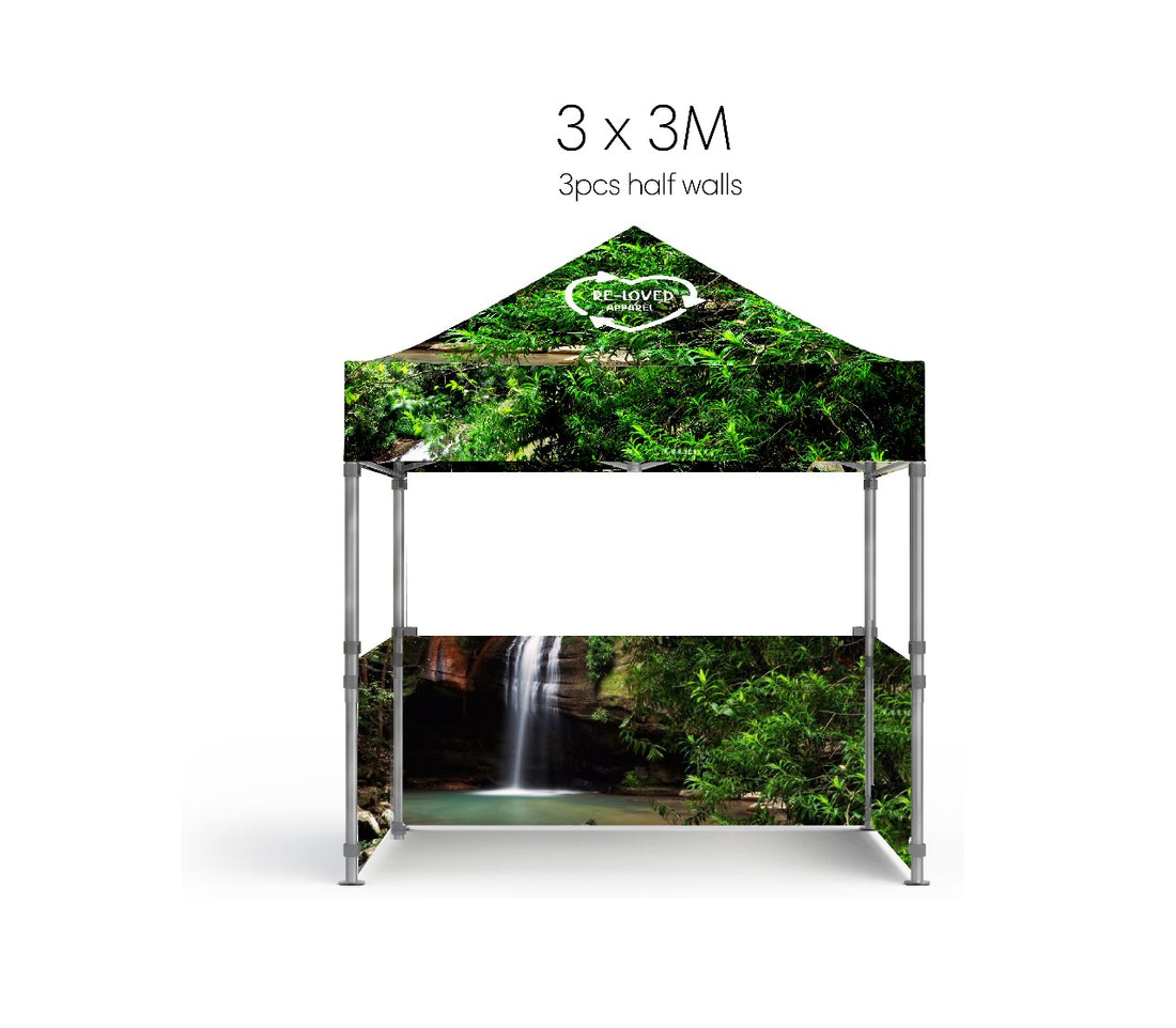 Sustainable rPET Pop-up Tent (3M x 3M) / PUT3M