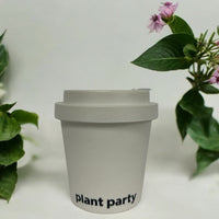 Sustainable digital printed bamboo fibre coffee cup