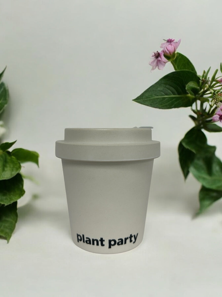 Sustainable digital printed bamboo fibre coffee cup