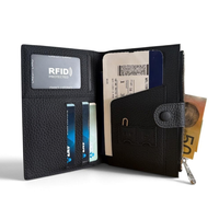 RFID Blocker Passport Wallet