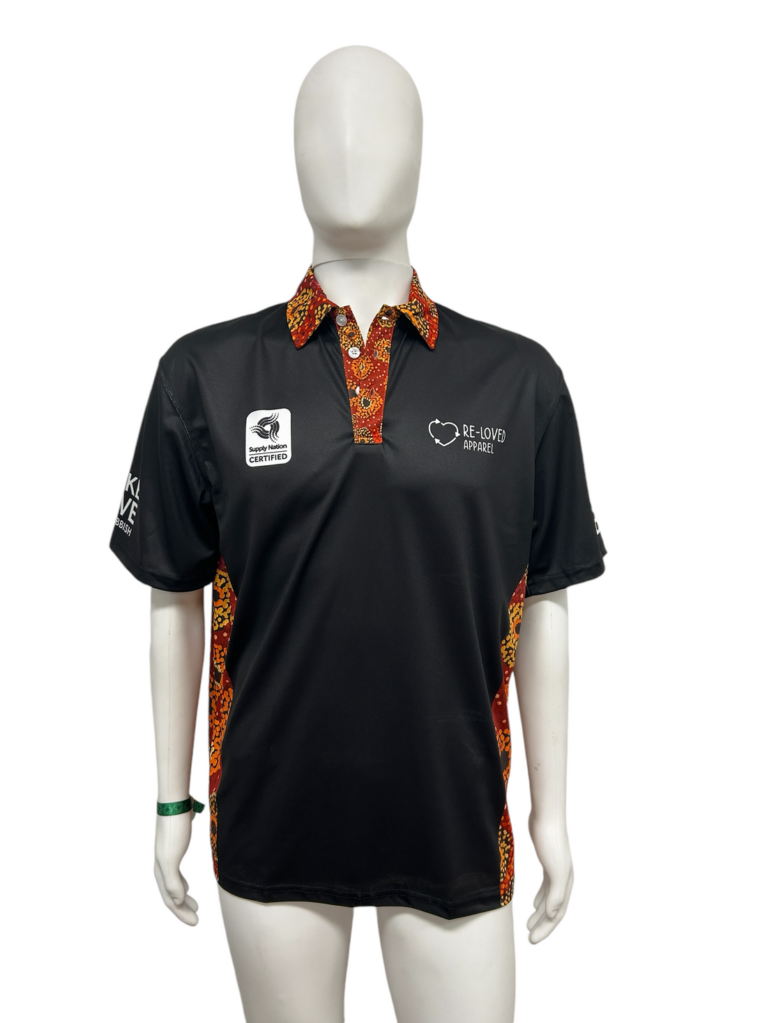 Sublimated rPET Short Sleeve Polo Shirt / RSSPS