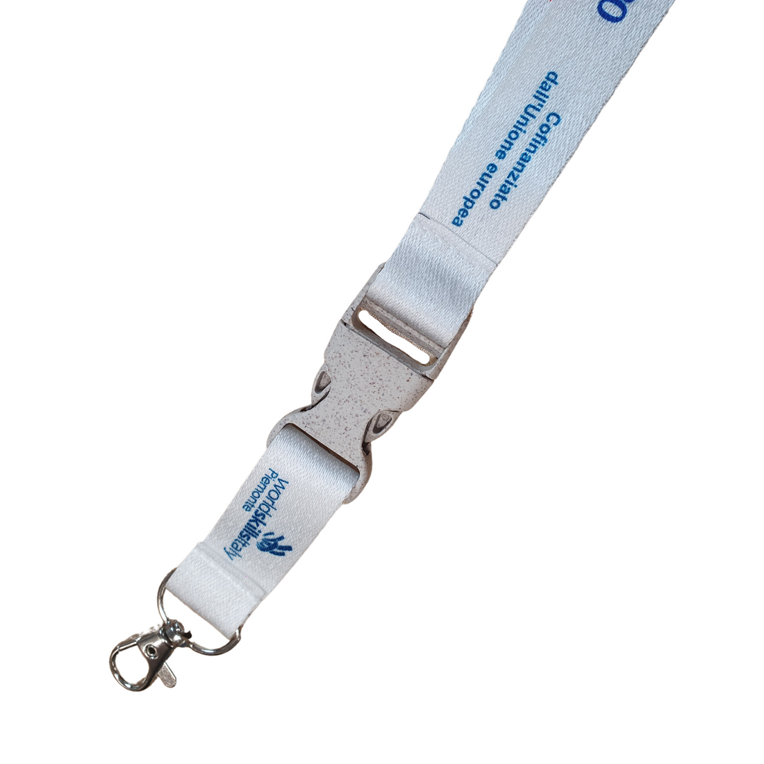 Wheat Straw Release Buckle rPET Lanyard / RWRBL